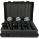 KIT COM 3 MICROFONES SOUNDVOICE SM-58LC+