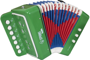 ACORDEON INFANTIL SPRING KIDS SPK-73V VERDE