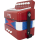 ACORDEON INFANTIL SPRING KIDS SPK-73VM VERMELHO