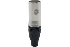 CONECTOR XLR LINHA MACHO 3 POLOS SOUNDVOICE XL03-MC