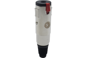 CONECTOR 1/4 LINHA TRS FÊMEA SOUNDVOICE P10L-FM