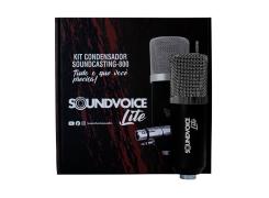 MICROFONE CONDENSADOR SOUNDVOICE LITE SOUNDCASTING-800