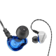 FONE IN-EAR PROFISSIONAL RETORNO DE PALCO SOUNDVOICE IE-01 AZUL