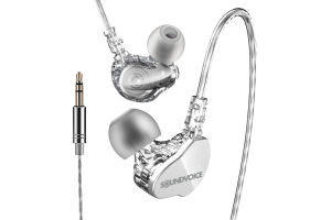 FONE IN-EAR PROFISSIONAL RETORNO DE PALCO SOUNDVOICE IE-01 BRANCO